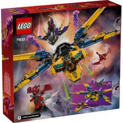 Klocki LEGO 71833 Ras i burzowy superodrzutowiec Arina NINJAGO